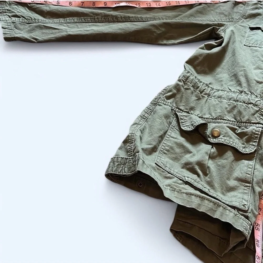 Ashley by 26 International Youth Green Utility Jacket Military Anorak Size Large